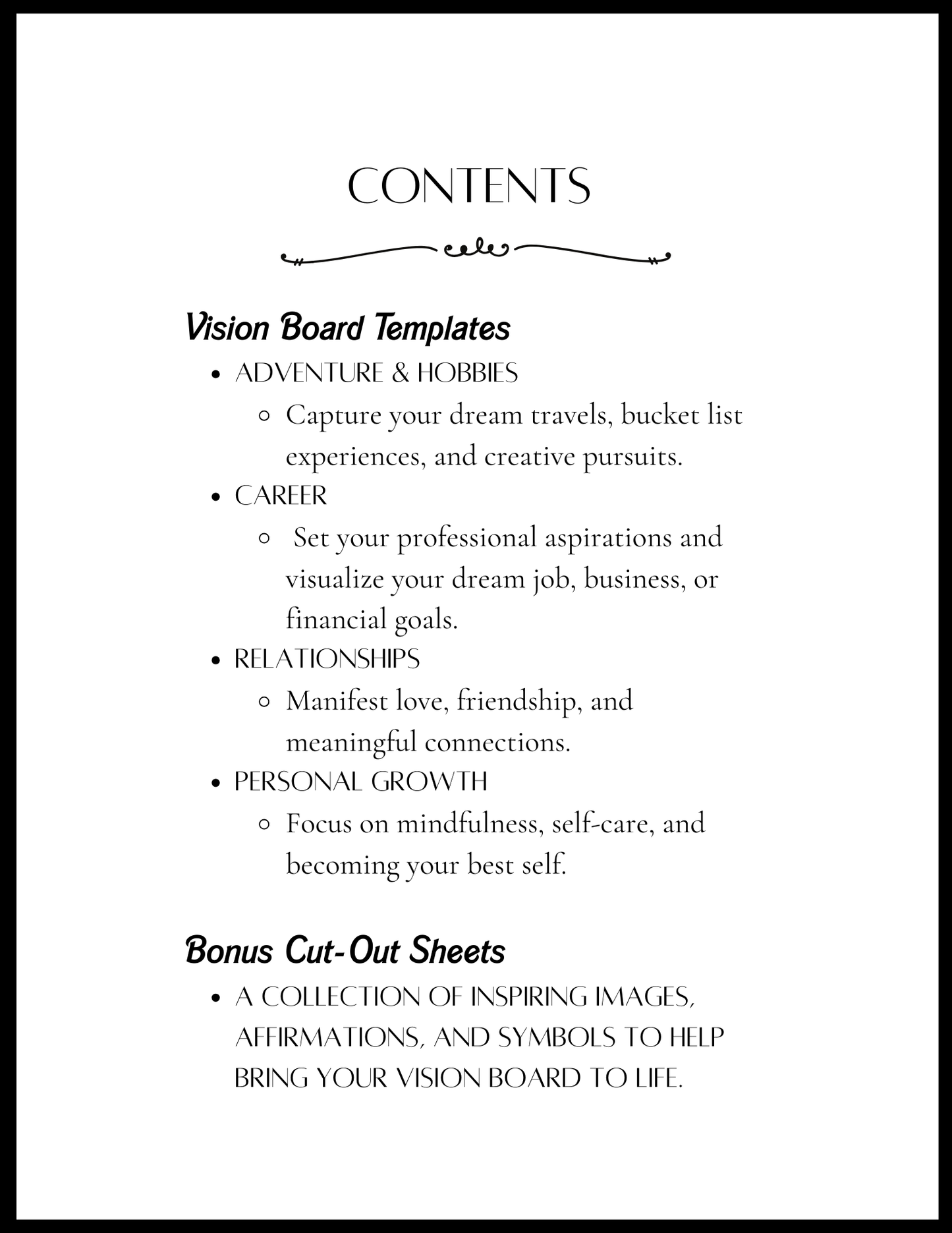 The Mindful Daily Digital and Printable Vision Board Kit