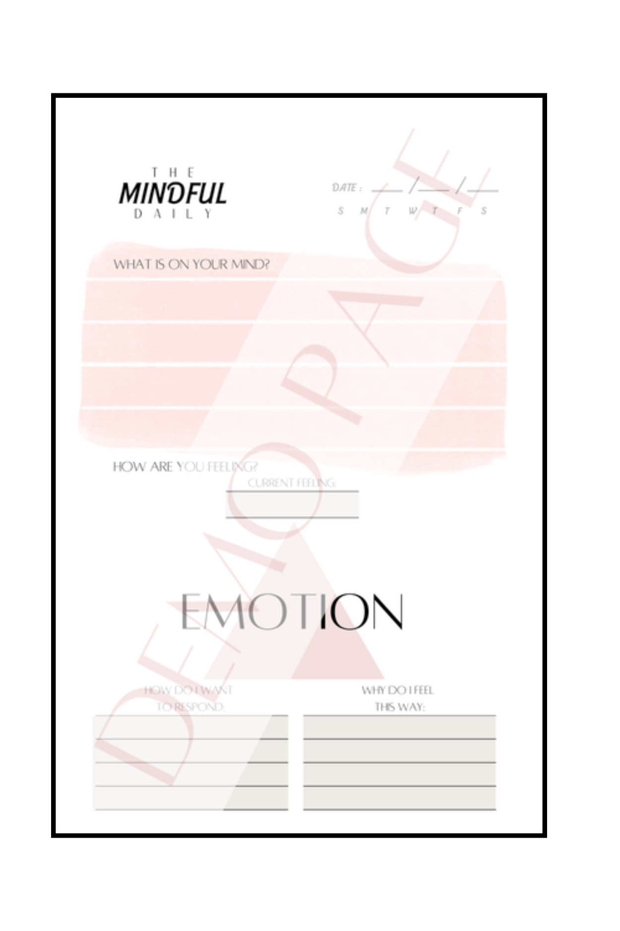 The Mindful Daily Emotional Intelligence Workbook