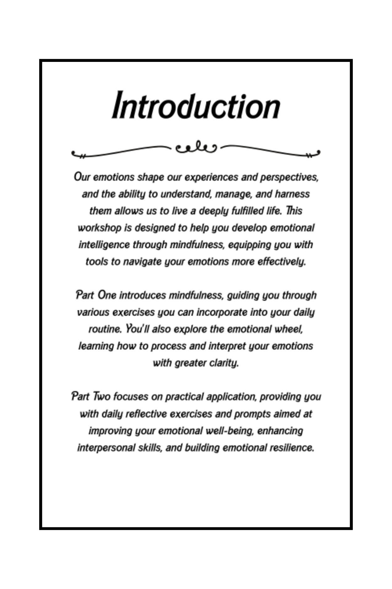 The Mindful Daily Emotional Intelligence Workbook