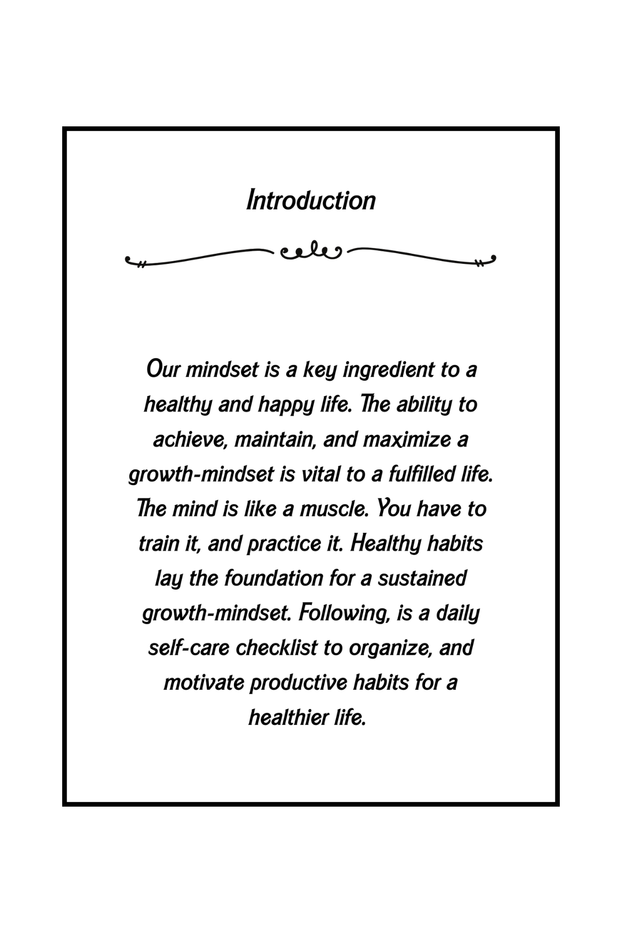 The Mindful Daily Self-Care Checklist