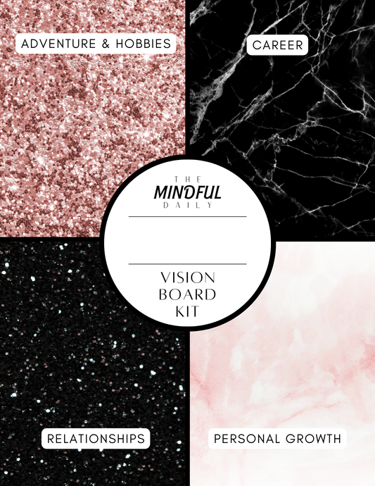 The Mindful Daily Digital and Printable Vision Board Kit