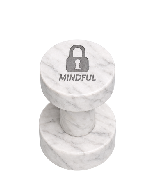 Grace & Grit Marble Weight Set – 2 x 5 lb Dumbbells