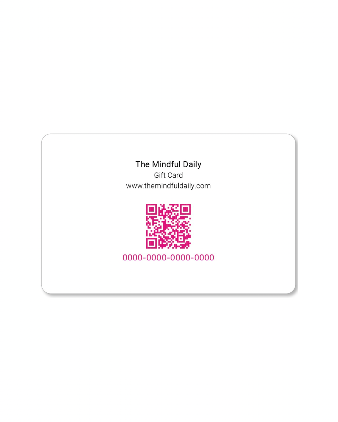 The Mindful Daily Gift Card