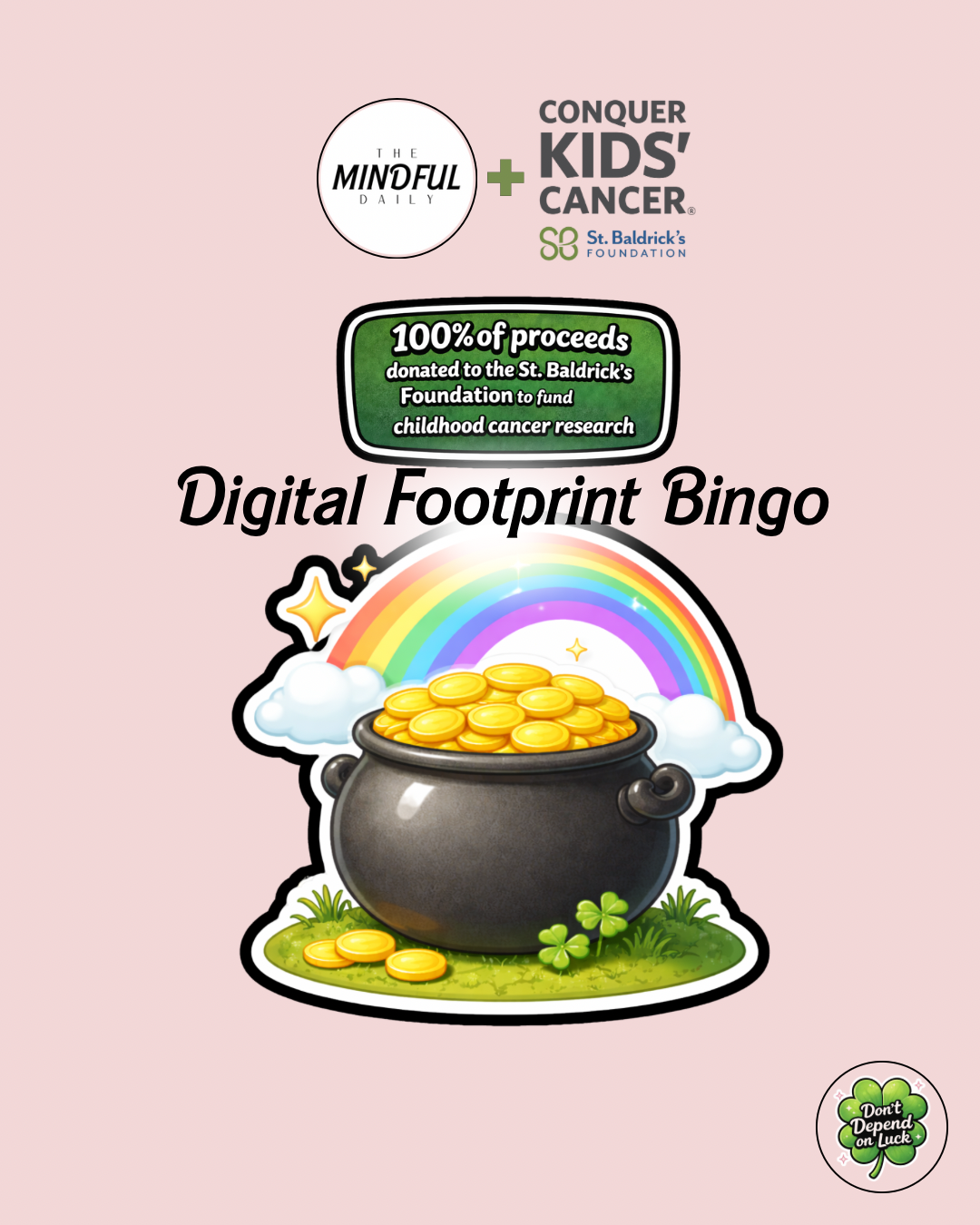 The Mindful Daily + St. Baldrick’s Digital Footprint Bingo