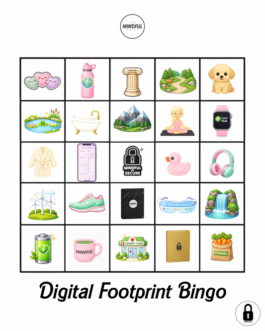 The Mindful Daily + St. Baldrick’s Digital Footprint Bingo